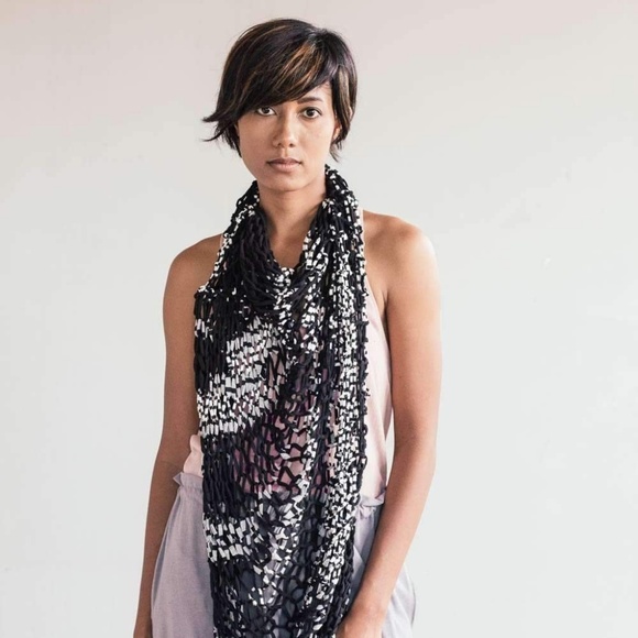 Hand Knit Poncho - Picture 3 of 5